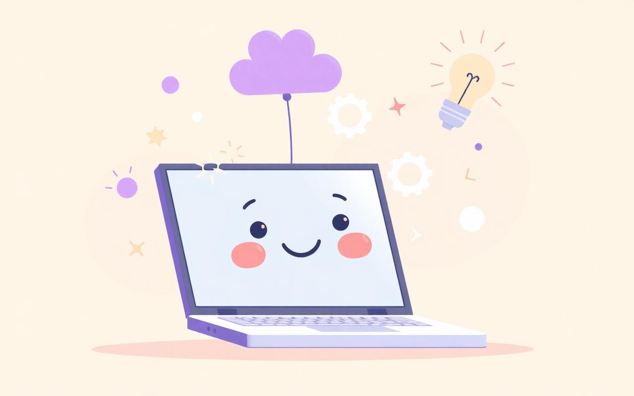 A small business owner working with digital tools